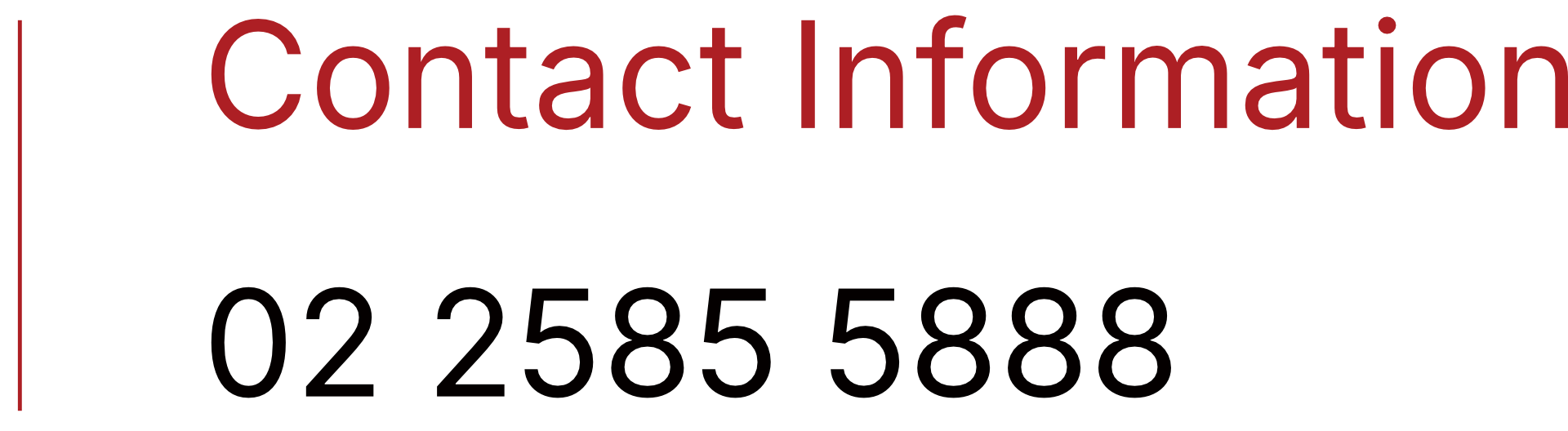 Contact Information